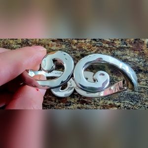 NEW Brighton Silver Magnetic Clasp Bangle Bracelet